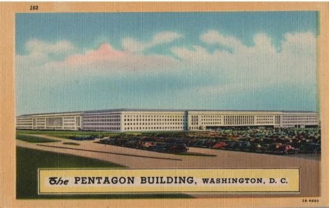 Vintage Postcard The Pentagon Building Washington Dc 1940s Vintage