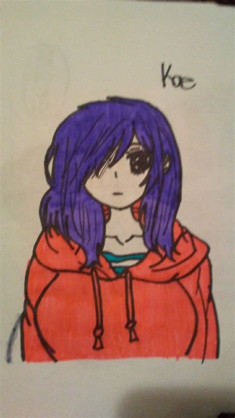 At first she is shocked, when she finds out about her new appearance. Kae drawing from Kiss Him Not Me | Drawings, Art, Anime