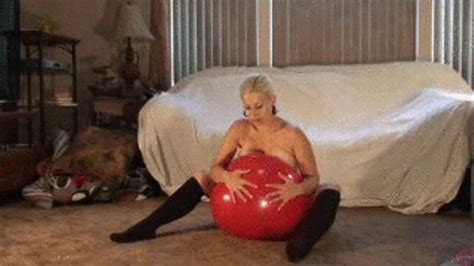 galas rubs down red balloon avi galas balloons and fetish clips clips4sale