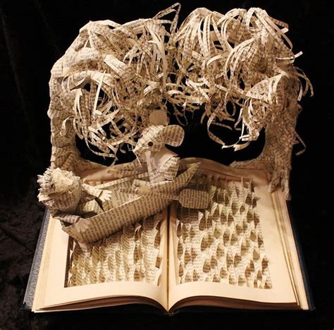 24 Altered Books Folded Books And Paper Sculptures Made From Books
