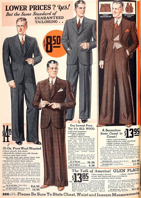 Vintage 1930s Suits See 60 Old Fashioned Menswear Styles Click