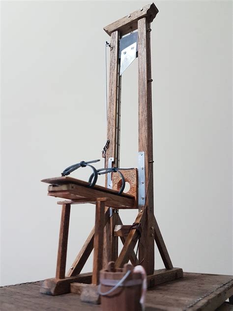 Handmade French Guillotine Functional Scaffold High Quality Etsy