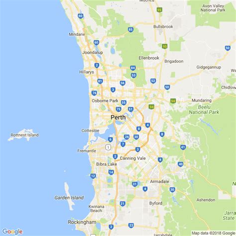 Perth Map Free Download