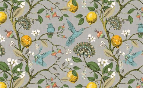 Botanical Peel And Stick Wallpaper Canada Chinoiserie Nature