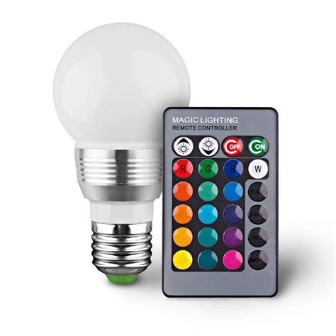 LED Remote Controlled Color Changing Light Bulb Tanga