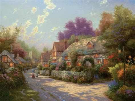 Pin On Thomas Kinkade Cottages