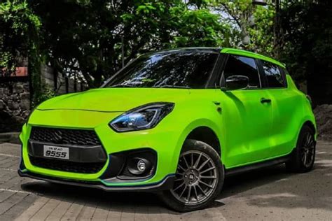 This Modified Maruti Suzuki Swift Wrapped In Neon Green Will Grab