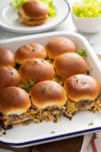 Cheeseburger Sliders Quick And Easy My Baking Addiction