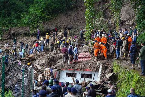 Natural Disasters Many Killed In Himachal Pradesh Rains Many In Shimla Landslides Over 752