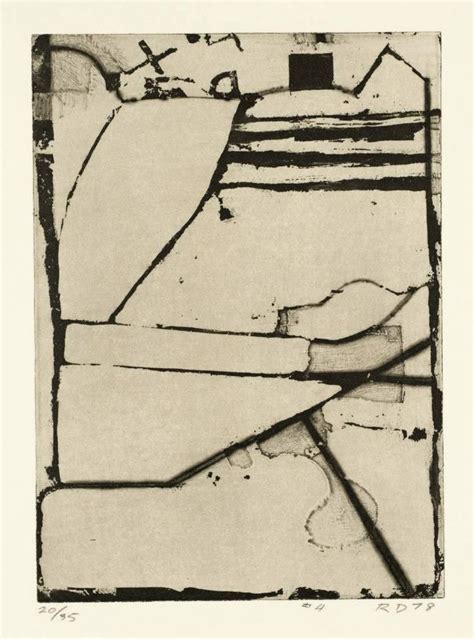 Richard Diebenkorn 4 1978 Etching Aquatint And Drypoint On Paper