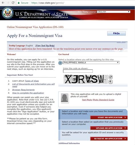 Us Non Immigrant Visa Application In The Philippines Gambaran