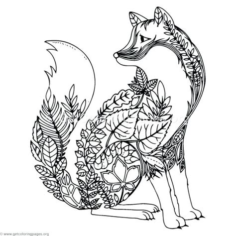 Zentangle Animal Coloring Pages At Free