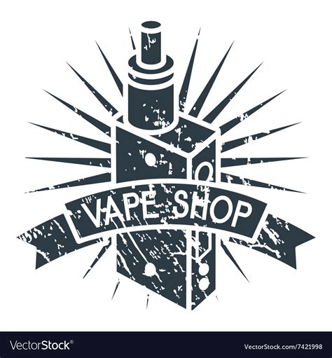 Vape Shop Logo Royalty Free Vector Image Vectorstock