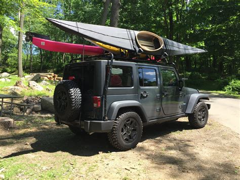 Finally Got To Mount The Kayak Racks For This Weeks Trip Jeep