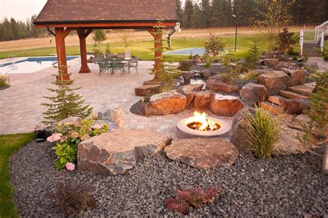 Spokane And Coeur Dalene Backyard Fire Pit Design And Construction