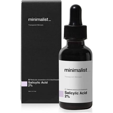 Minimalist 2 Salicylic Acid Serum For Acne Blackheads And Open Pores R