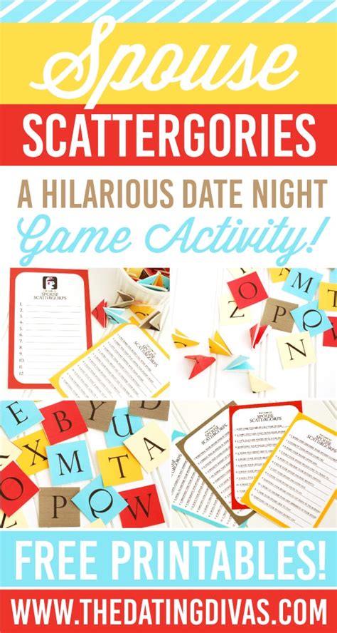 I didn't think that this post would get so much traffic my ex always wanted matching couple names, so i made accounts with matching couple names for our anniversary one year(not the only gift ofc): Scattergories Game Night Date Idea - from The Dating Divas