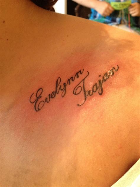 Check spelling or type a new query. Cute script and placement kids names just finished | Tattoos, Tattoo quotes, Kid names