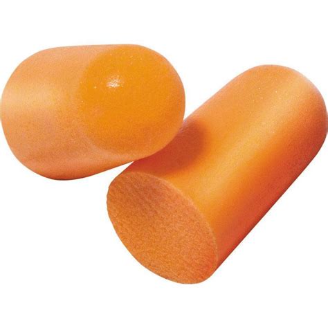 3m 1100 Disposable Earplugs Uncorded Orange Pack Of 200 All Set