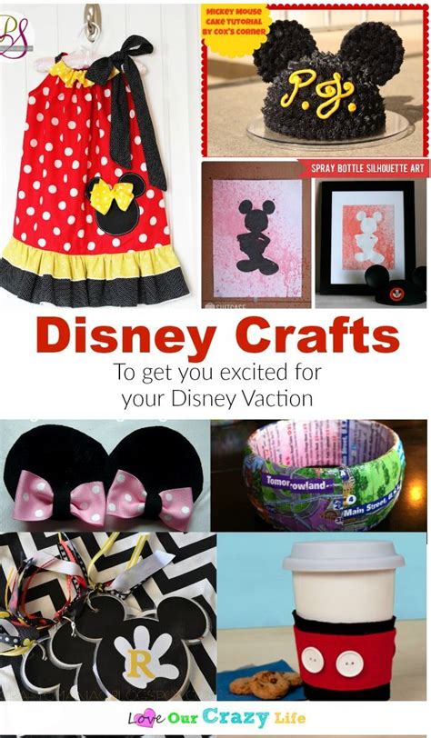 Disney Crafts To Get You Excited For Your Vacation Disney Diy Crafts