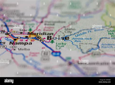 Map Of Boise Hi Res Stock Photography And Images Alamy