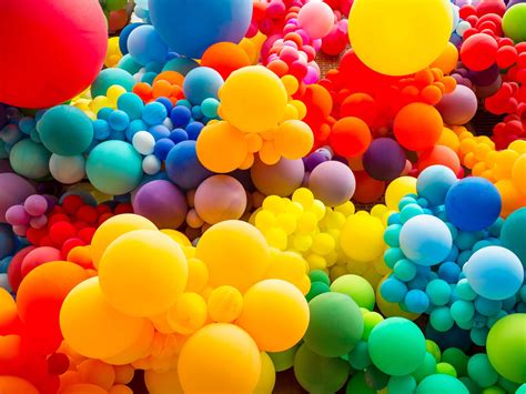 Colorful Balloons Ppt Backgrounds Colorful Balloons P