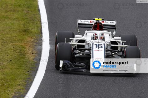 Charles Leclerc Sauber C37 Ferrari Japanese Gp Motorsport Images