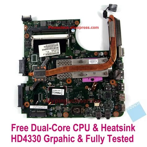 538408 001 578969 001 Motherboard With Intel Cpu And Heatsink For Hp