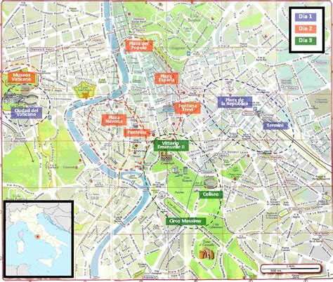Arriba Imagen Mapa De Roma Tur Stico Para Imprimir Actualizar