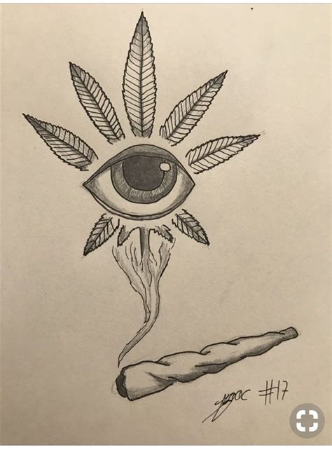 Canvas Trippy Easy Stoner Drawings