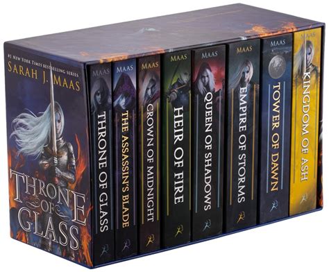 All 17 Sarah J Maas Books In Order Throne Of Glass Acotar
