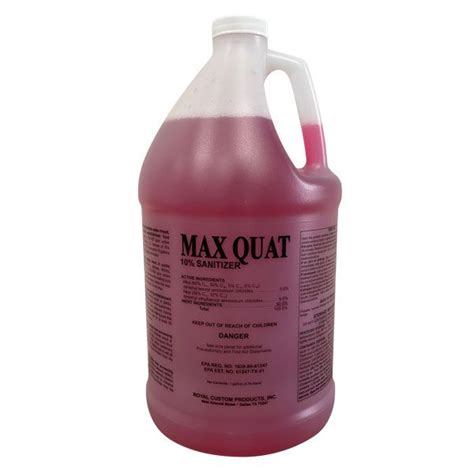 Max Quat 10 Food Grade Sanitizer Omni Supply