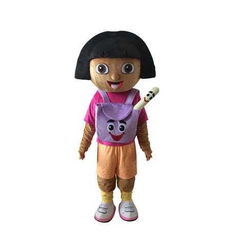 Cosplaydiy Unisex Mascot Costume Dora The Explorer Dora Mascot Costume