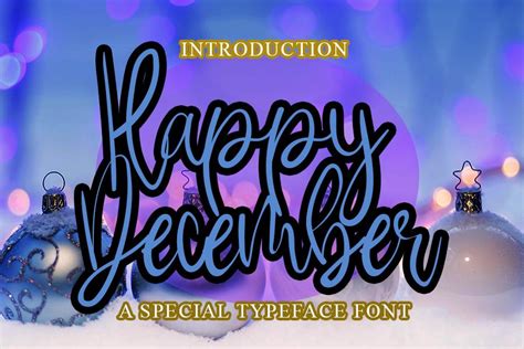 Happy December Font Free And Premium Download