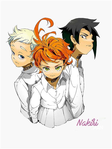 The Promised Neverland Sticker By Ellahazelsmith Redbubble