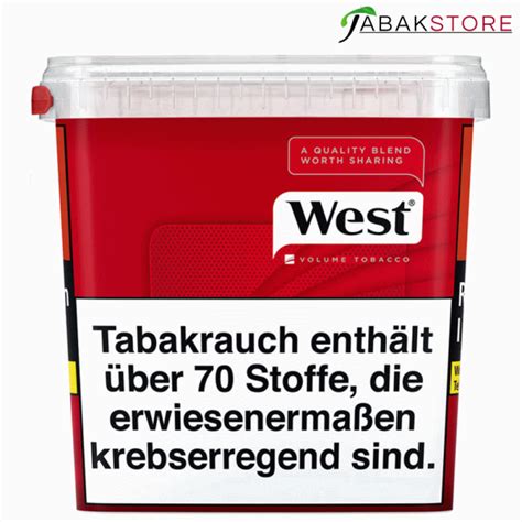 West Red Volumentabak Xxl Eimer Tabakstore De