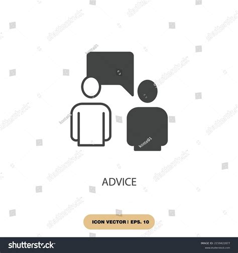 Advice Icons Symbol Vector Elements Infographic Stock Vector Royalty