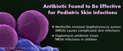 Daptomycin Antibiotic Effective For Treating Pediatric Skin Infections