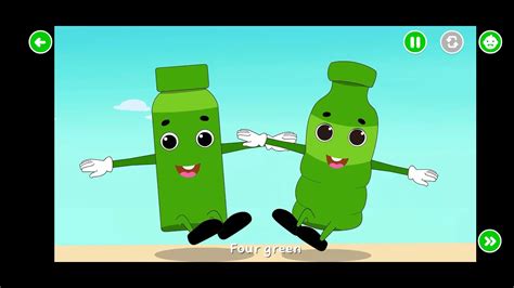 Kids Learning Videos Ten Green Bottles Primery School Kids Song