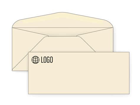 Ivory Custom 10 Envelopes Custom No 10 Envelopes