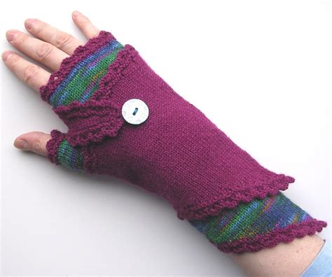 Download Hand Warmer Gloves Knitting Pattern PNG - Scarf Knitting Patterns