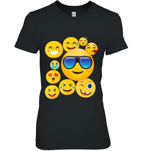 Emoji Wear Shirt Emoticon Cute Smileys Face