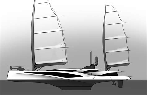 Sailing Yacht Sketch