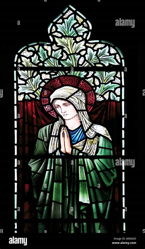 Church Of Saint Mary Magdalene Stained Glass Window Thornham Magna