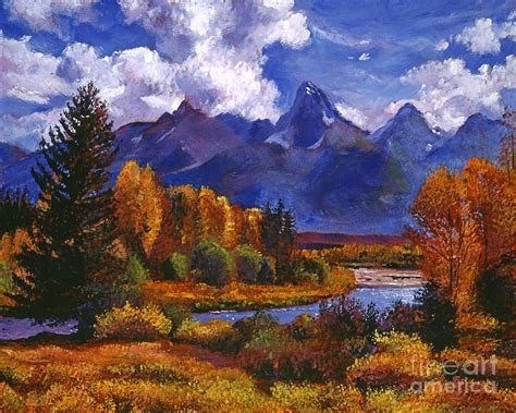 River Valley Painting By David Lloyd Glover Pixels