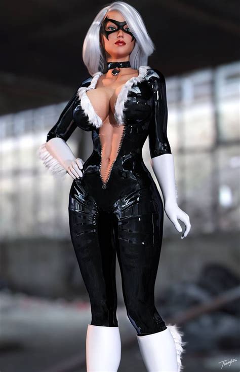 black cat g2f version 2 by tiangtam on deviantart cosplay woman black cat marvel marvel women