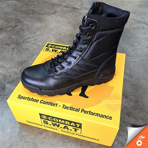 Kasut Taktikal Boot High Cut Original Combat Swat Mens Boots Tactical