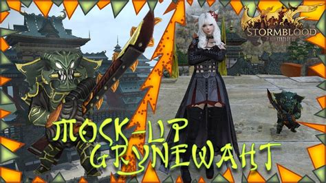 This teaches you how to edit. FFXIV Stormblood: Mock-up Grynewaht Minion Guide - YouTube
