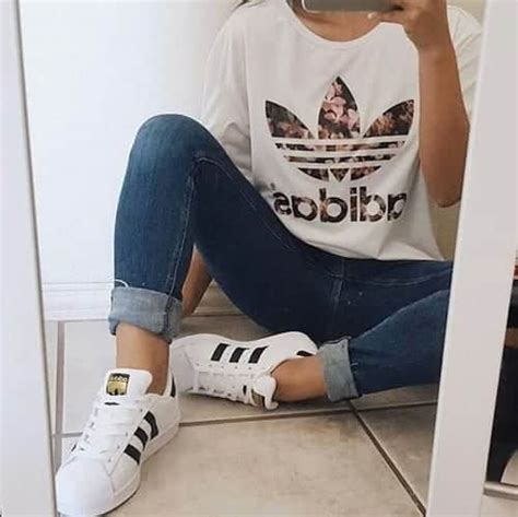 40 Cute Outfits With Adidas Shoes For Girls