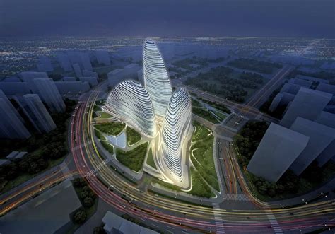Wangjing Soho Towers In Beijing China Zaha Hadid Architects